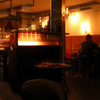 At a bar on the first night.