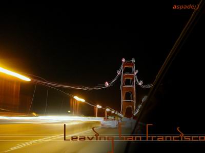 Leaving San Francisco via Golden Gate
